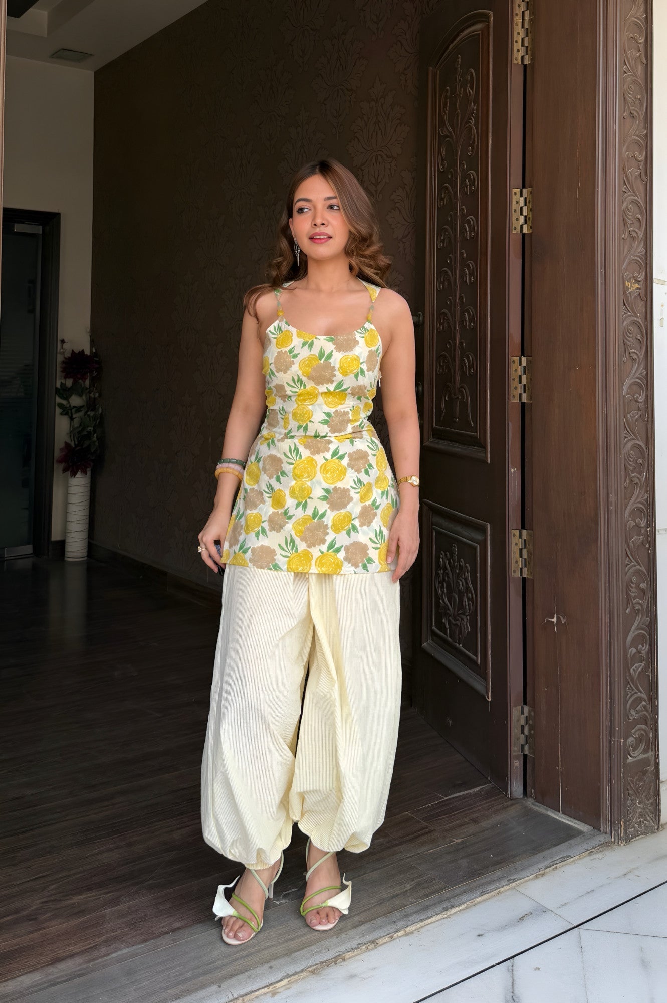 Lara Beaded Kurti Set