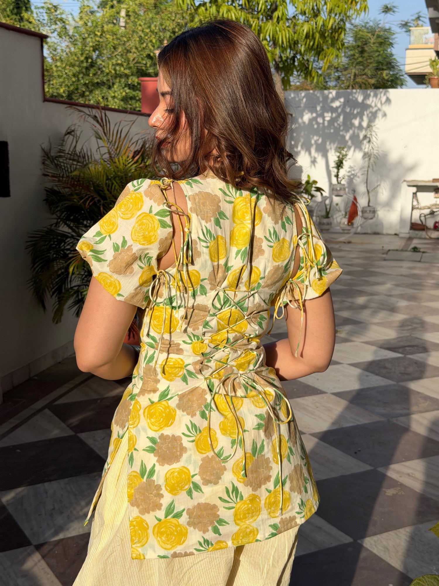 Lara Beaded Kurti Set