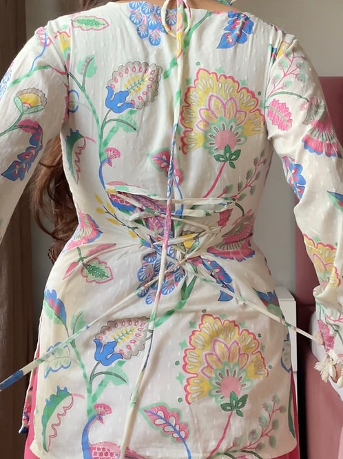 Mor Pankhuri Cotton Kurti pair