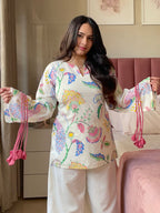 Mor Pankhuri Cotton Kurti pair