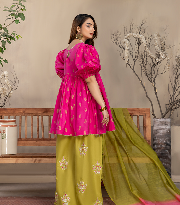 Mahveen Gulnaar Farshi Suit Set
