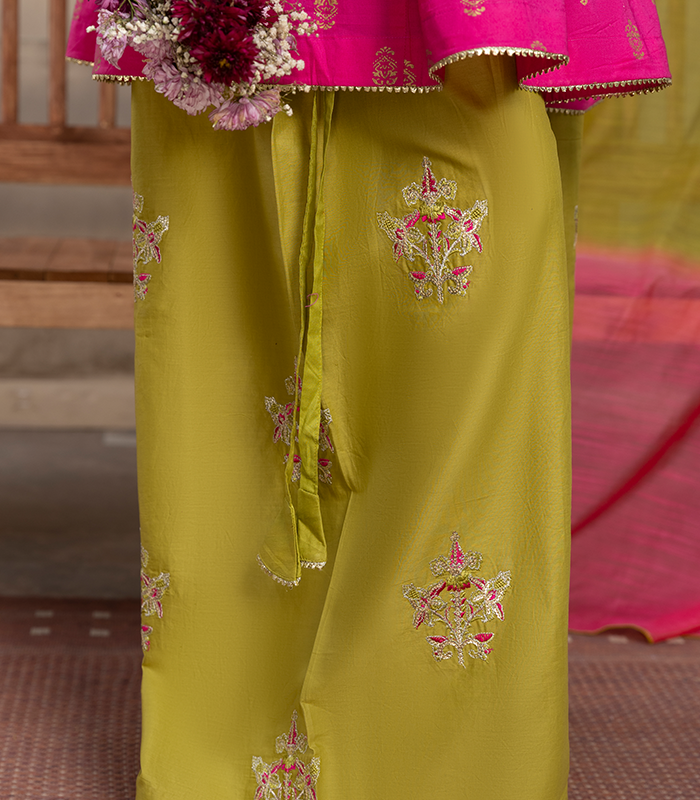 Mahveen Gulnaar Farshi Suit Set