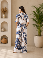 Kiara Azure Bloom Printed Co-Ord Set