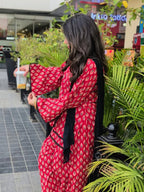 Meher Premium Cotton Printed Kurta Pant Dupatta Set