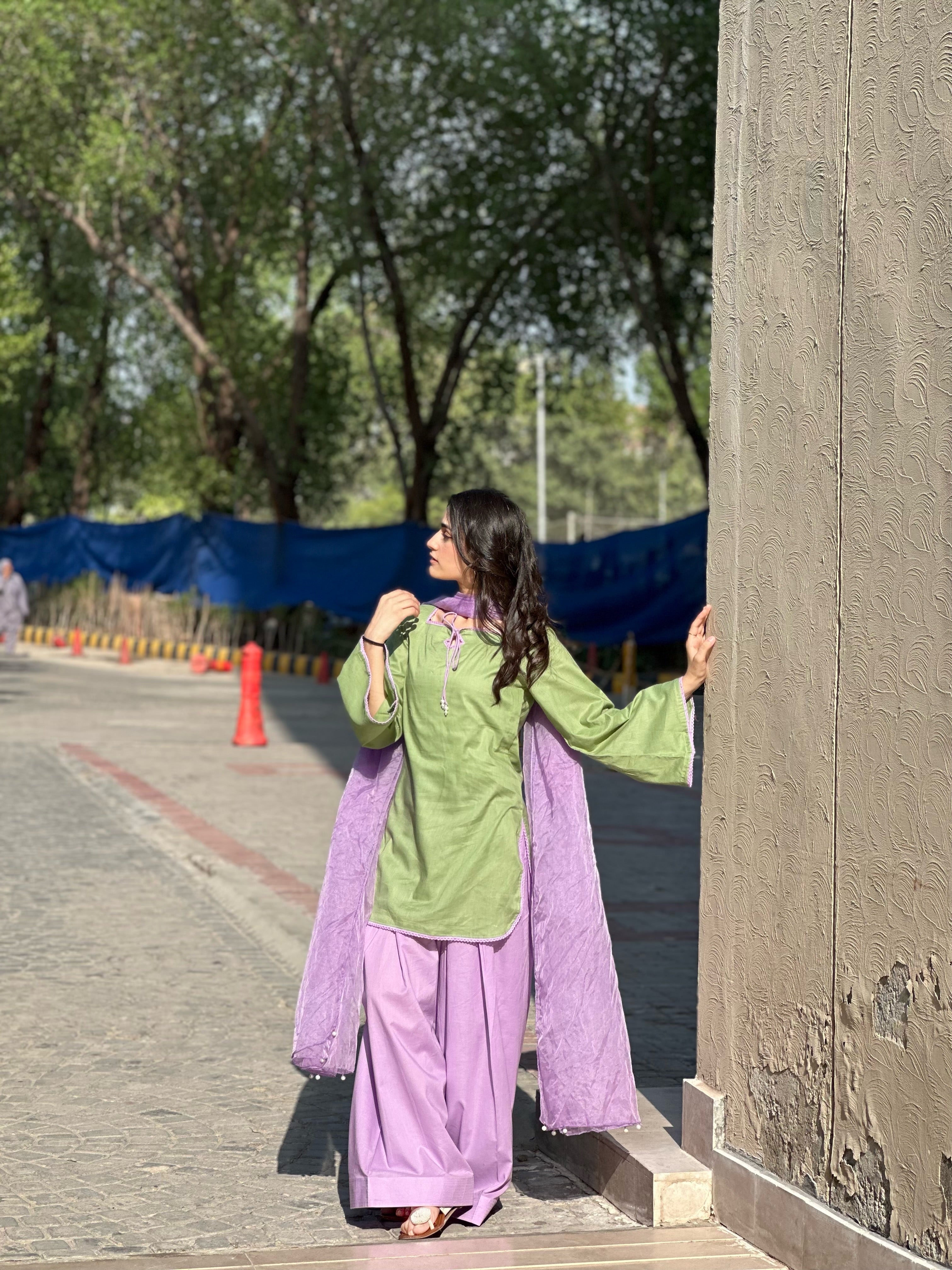 Aafreen Pastel Farshi Coord