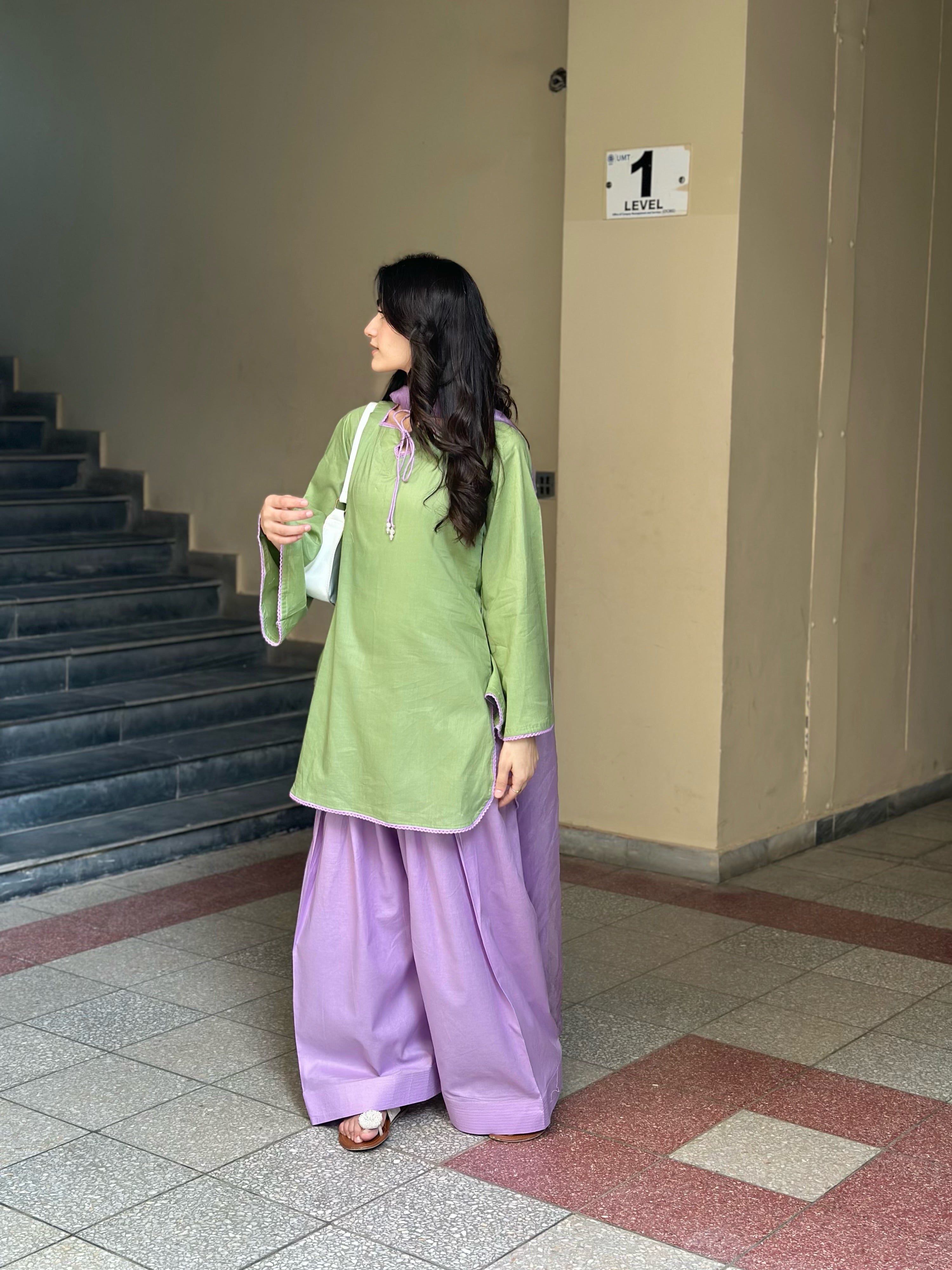 Aafreen Pastel Farshi Coord