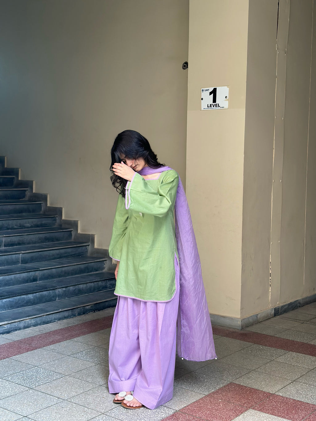 Aafreen Pastel Farshi Coord