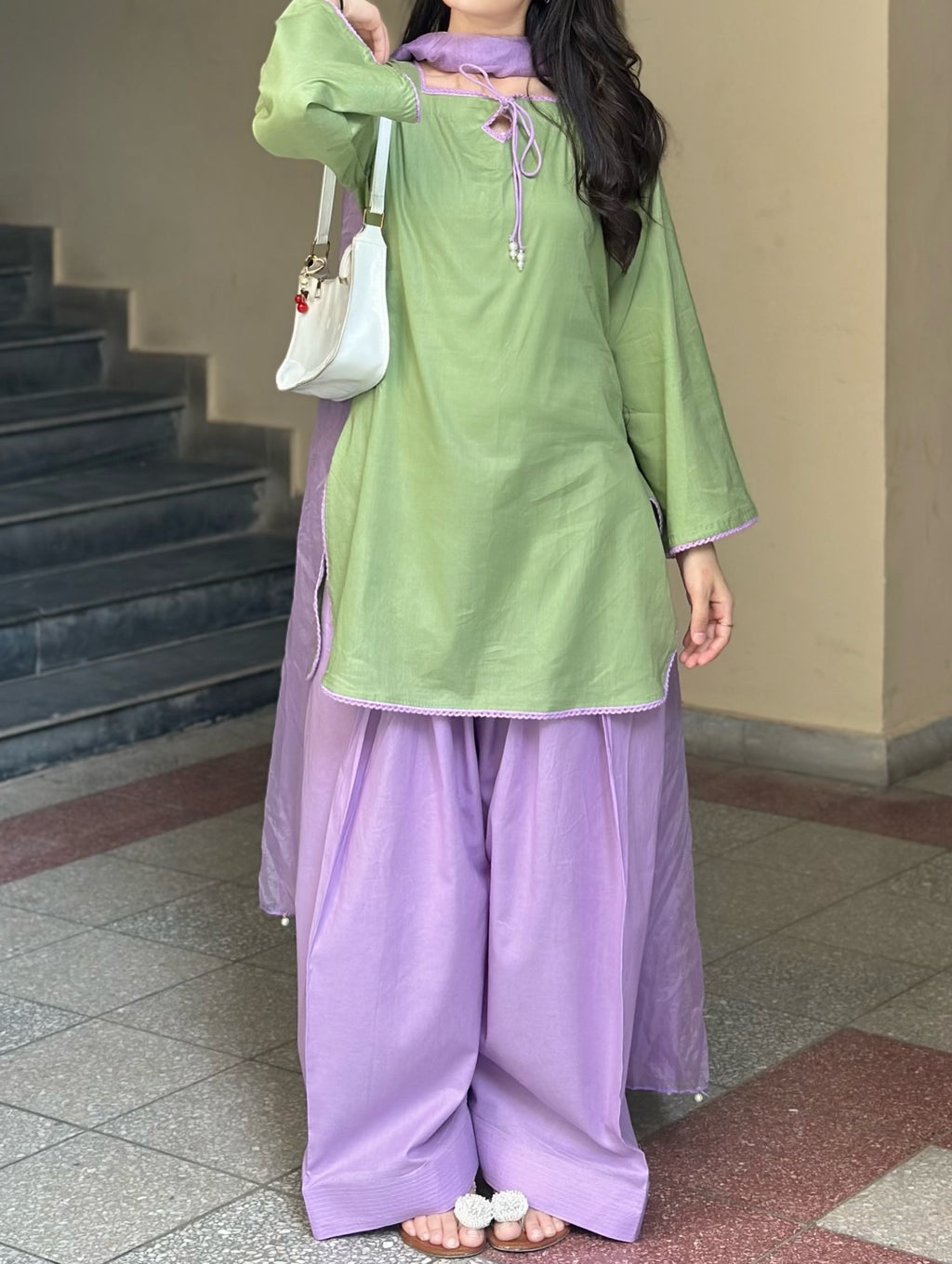 Aafreen Pastel Farshi Coord
