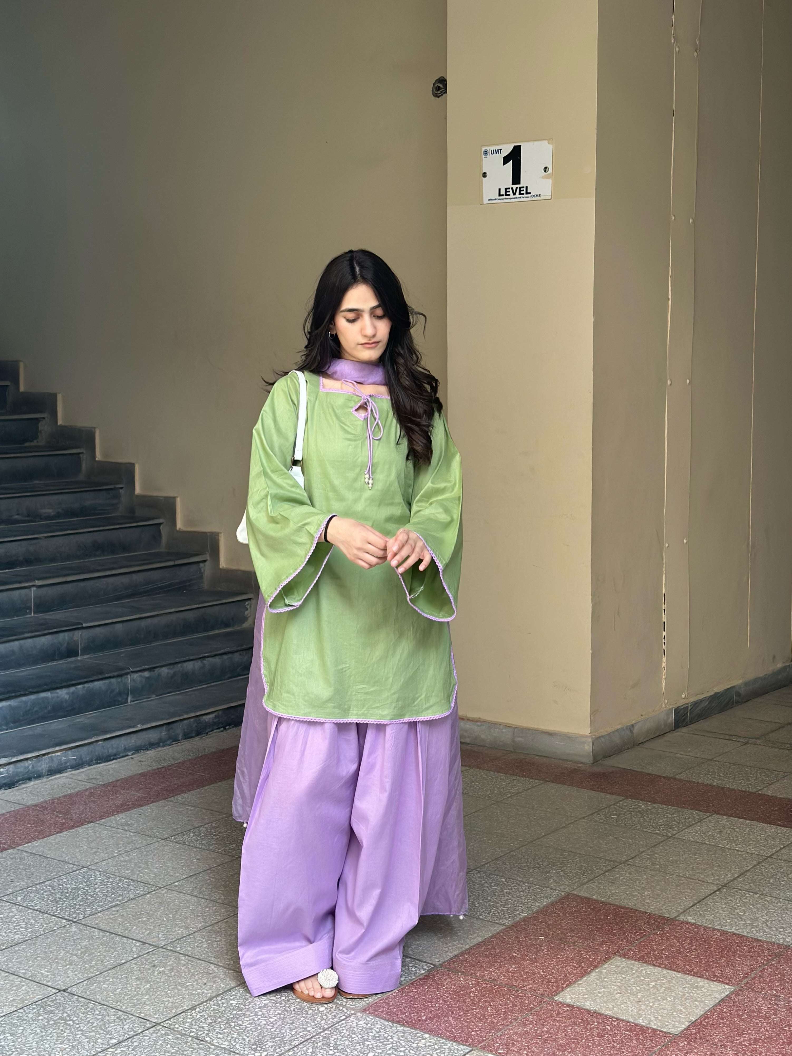 Aafreen Pastel Farshi Coord