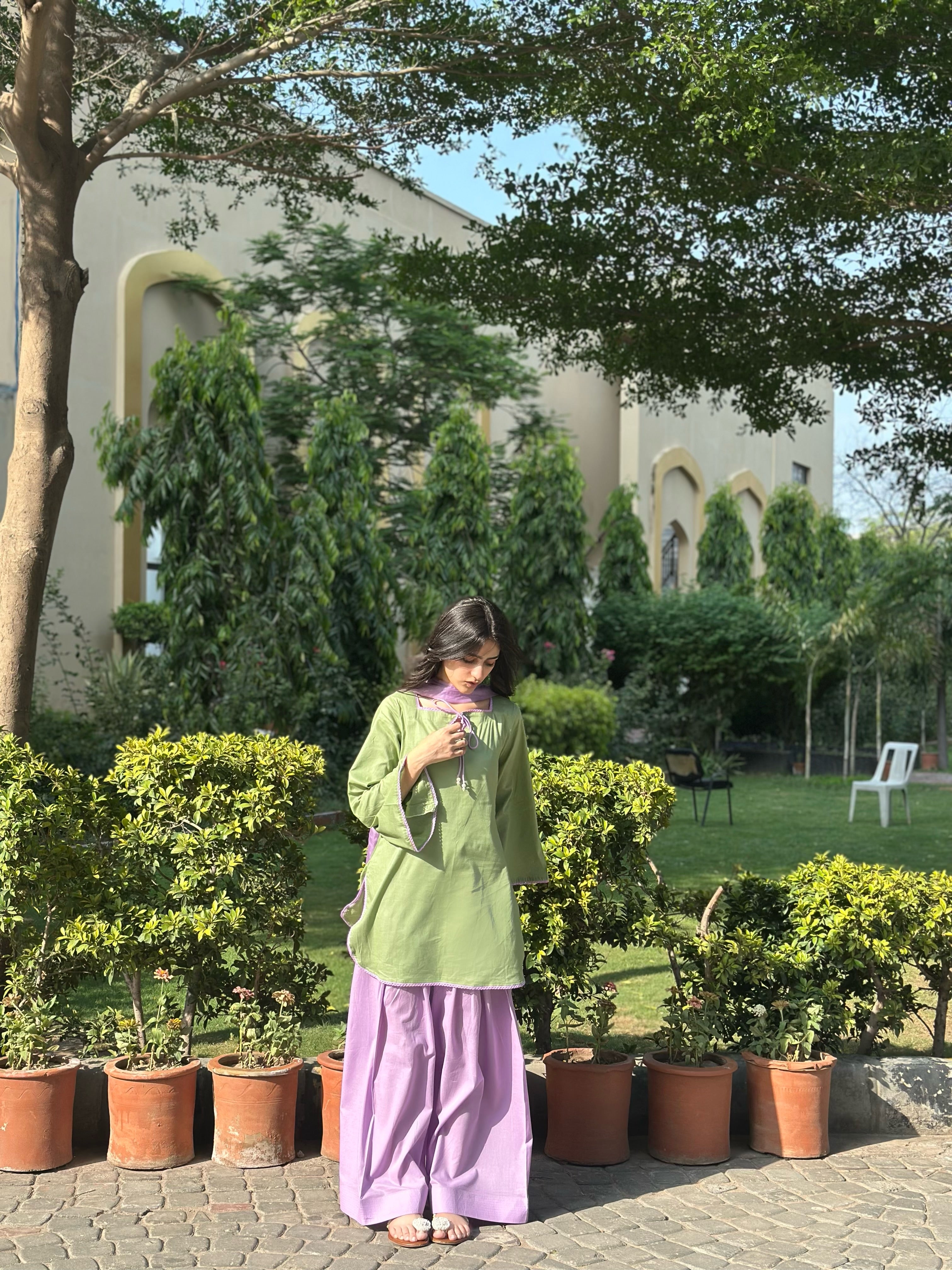 Aafreen Pastel Farshi Coord