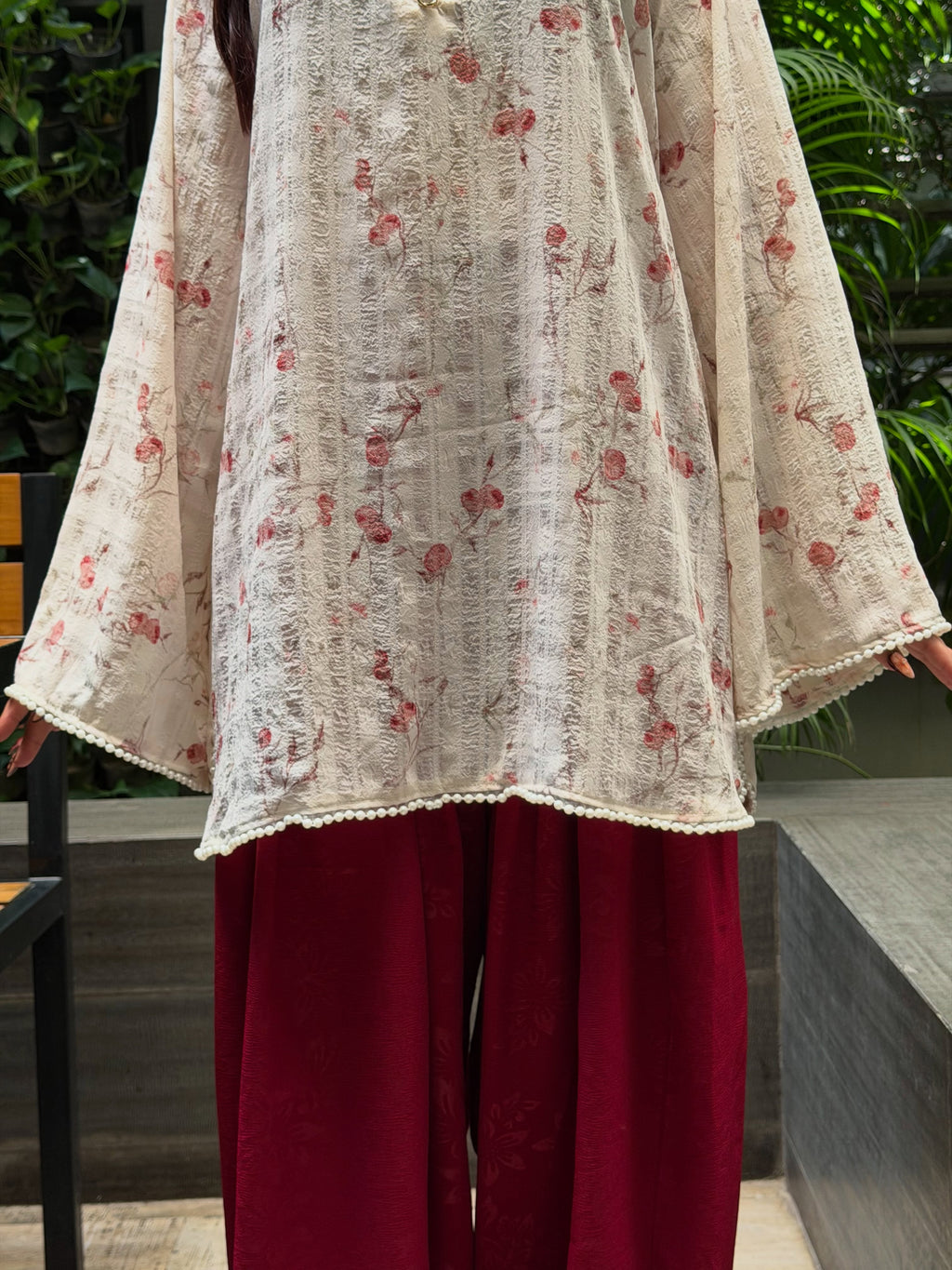 Serein Floral Angrakha Co-ord Set