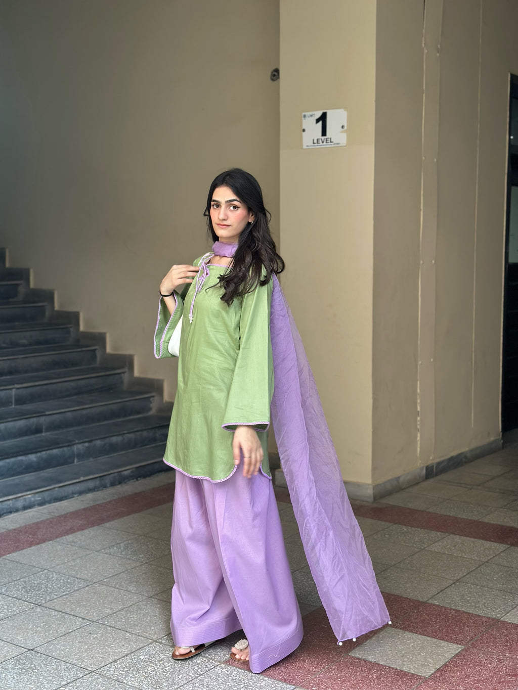 Aafreen Pastel Farshi Coord