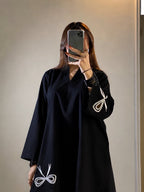 Kiara  Midnight Bow Co-Ord Set