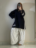 Kiara  Midnight Bow Co-Ord Set