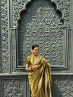 Heritage Gold Partywear Saree