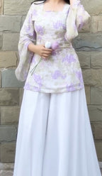 Ayla Noor – Premium Floral Cotton Farshi Suit Set