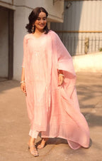 Rose Bloom  Elegant Pink Suit Set