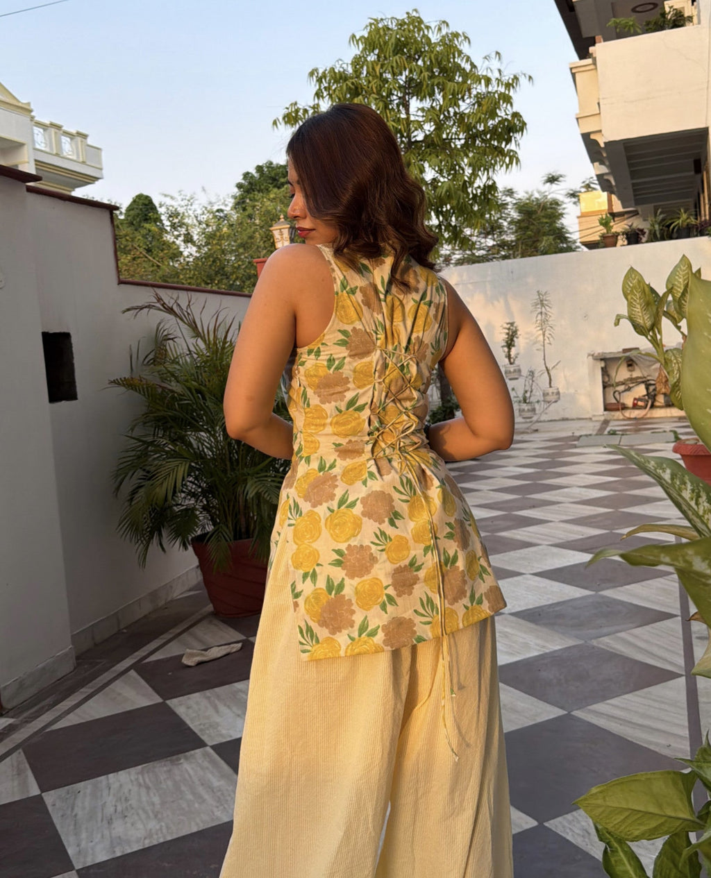 Lara Beaded Kurti Set