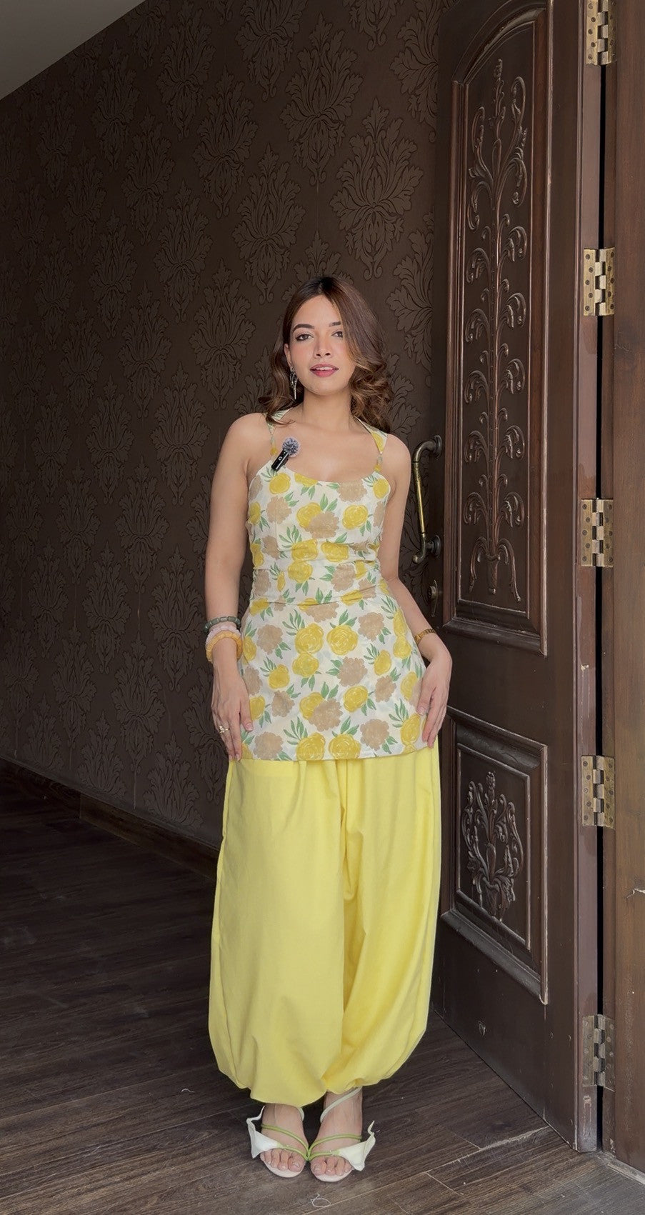Lara Beaded Kurti Set