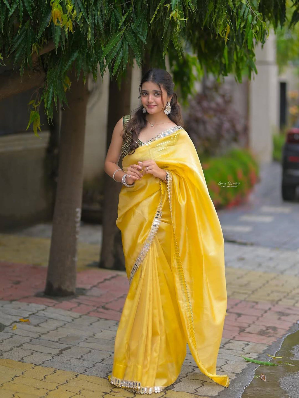 Avni  Fandy Satin Silk Saree