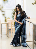 Noir Riwaayat – Timeless Black Banarasi Saree