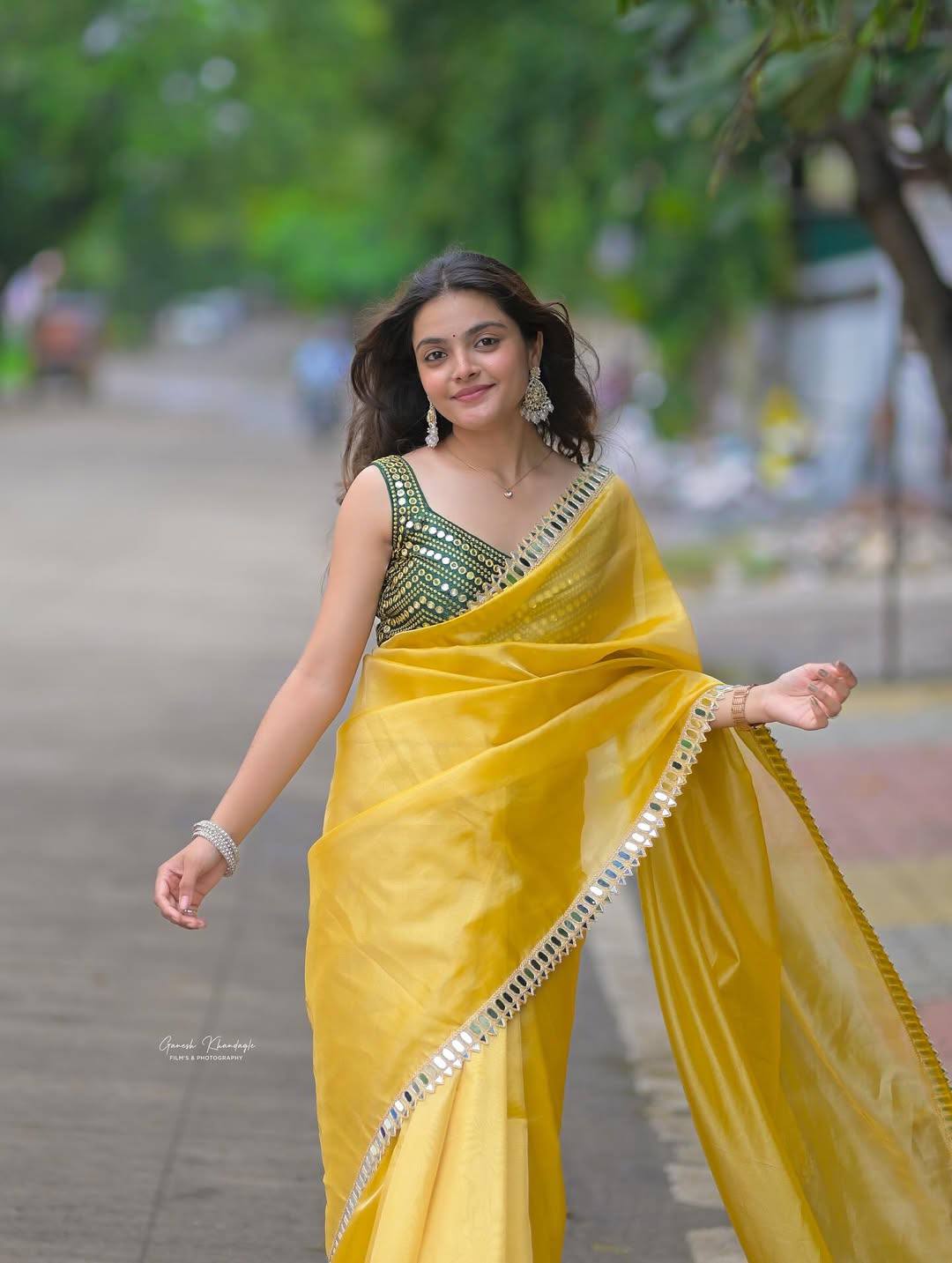 Avni  Fandy Satin Silk Saree