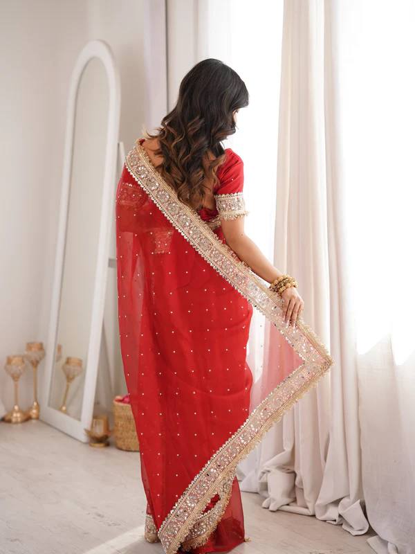 KumKum Royale – Fandy Satin Silk Saree