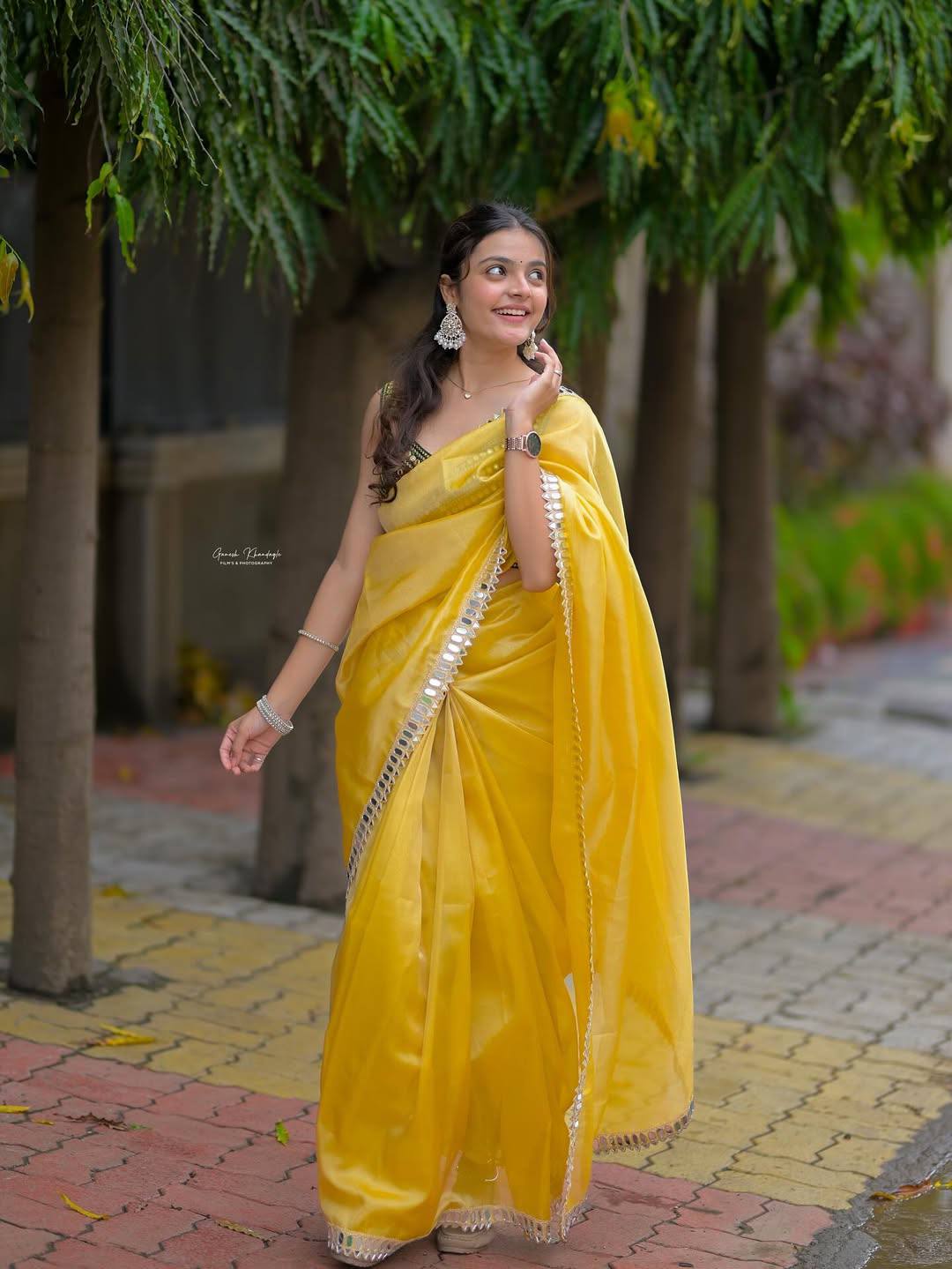 Avni  Fandy Satin Silk Saree