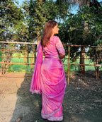 Kavya Gold Crunchy Designer Saree