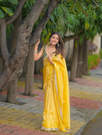Avni  Fandy Satin Silk Saree