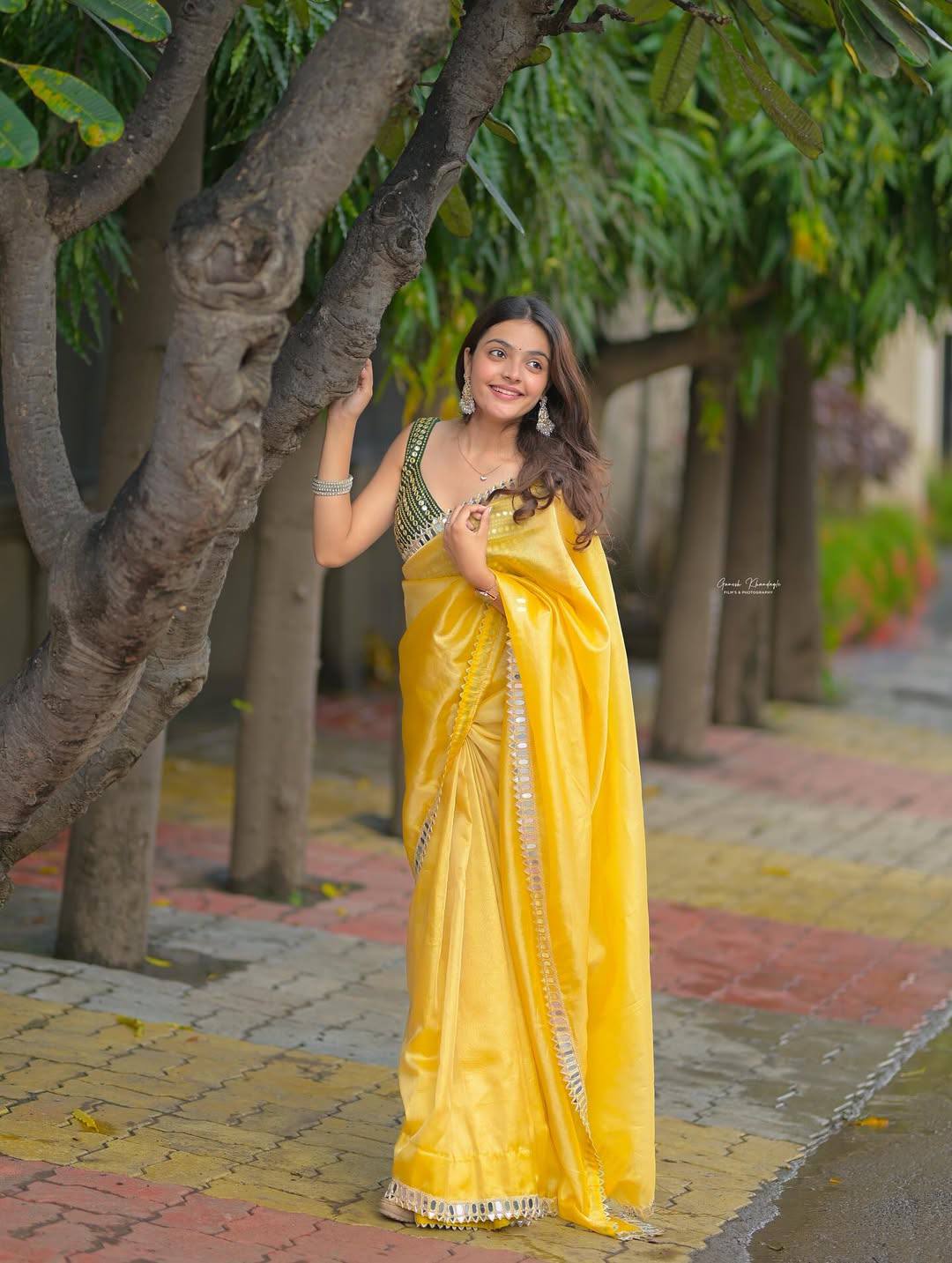 Avni  Fandy Satin Silk Saree