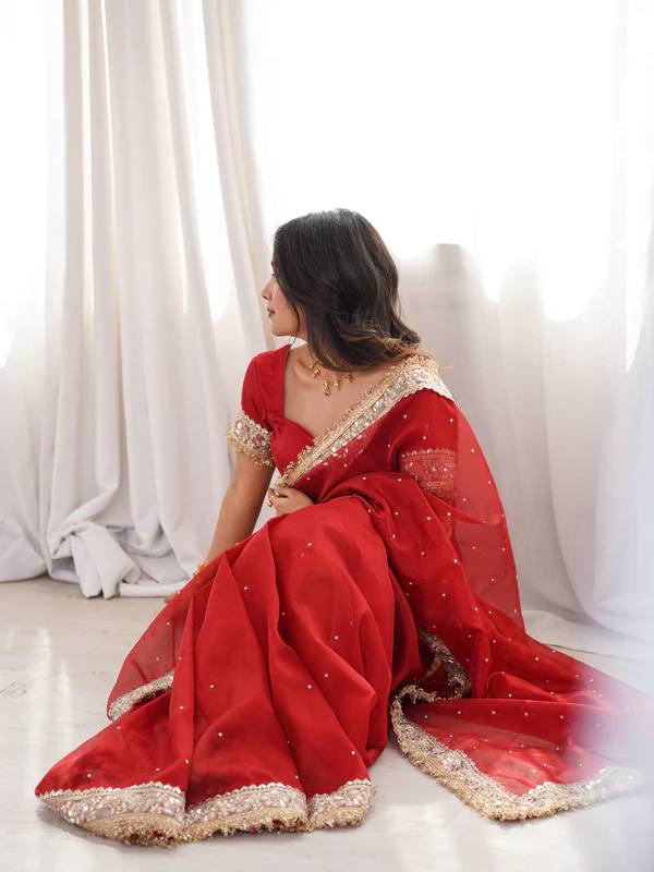 KumKum Royale – Fandy Satin Silk Saree