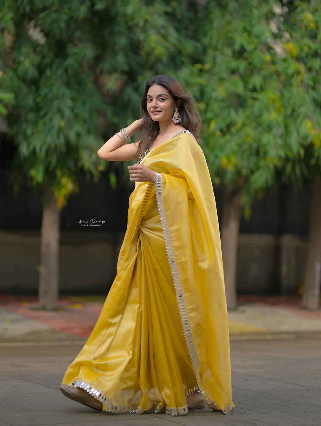 Avni  Fandy Satin Silk Saree