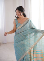Gulnaar Grace Blush Elegance Saree